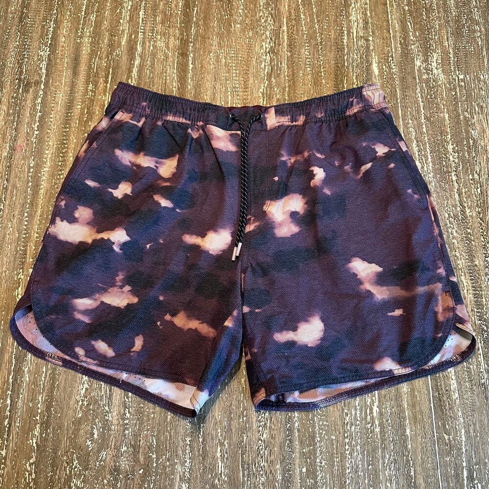 Legends Luka Workout Performance Shorts All Over Print Red Men’s Size XL